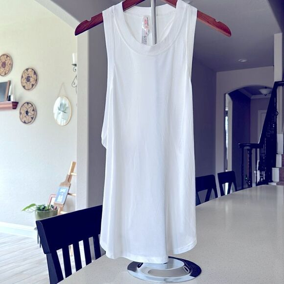 NWOT Free People Movement White Tank XS/S Racerback Modal Blend Activewear Loose - Picture 4 of 11
